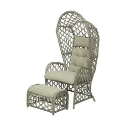 Casa Living Kurvestol M. Fodskammel